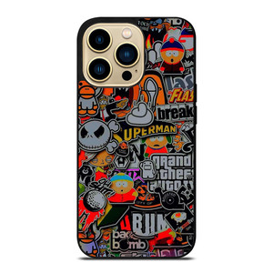 STICKER BOMB COMPILATION iPhone 14 Pro Max Case