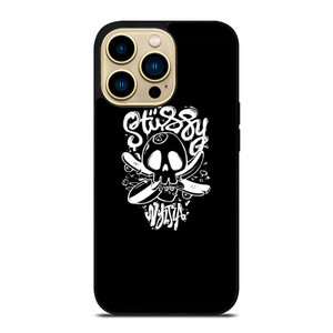 STUSSY SKULL LOGO ARTWORK iPhone 14 Pro Max Case