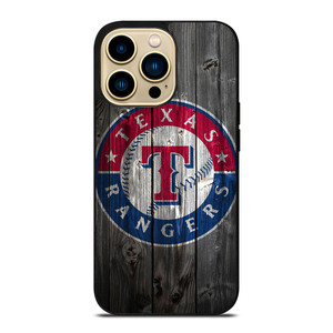 TEXAS RANGERS WOODEN LOGO iPhone 14 Pro Max Case