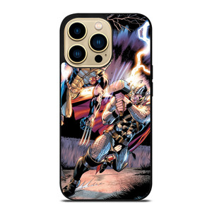 THOR VS WOLVERINE ANIME iPhone 14 Pro Max Case THOR VS WOLVERINE ANIME iPhone 14 Pro Max Case