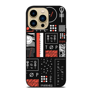 TWENTY ONE PILOTS BLURRYFACE ART iPhone 14 Pro Max Case