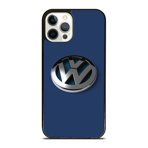 VW VOLKSWAGEN GLOSSY LOGO EMBLEM iPhone 12 Pro Case VW VOLKSWAGEN GLOSSY LOGO EMBLEM iPhone 12 Pro Case