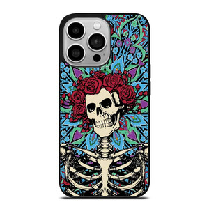 GRATEFUL DEAD SKELETON AND ROSES iPhone 14 Pro Case GRATEFUL DEAD SKELETON AND ROSES iPhone 14 Pro Case