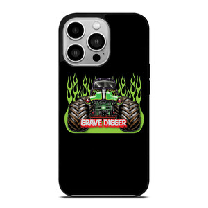 GRAVE DIGGER MONSTER RACING CAR iPhone 14 Pro Case