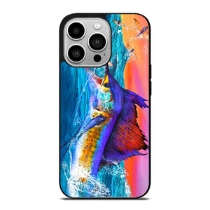 GUY HARVEY ISLAND MARLIN BOAT 2 iPhone 14 Pro Case