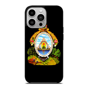 HONDURAS SYMBOL COAT OF ARMS iPhone 14 Pro Case
