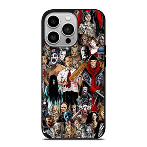 HORROR MOVIE COLLAGE iPhone 14 Pro Case