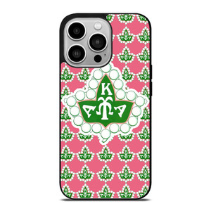 HOT AKA PINK AND GREEN iPhone 14 Pro Case