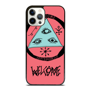WELCOME SKATEBOARDS LOGO PINK iPhone 12 Pro Case WELCOME SKATEBOARDS LOGO PINK iPhone 12 Pro Case