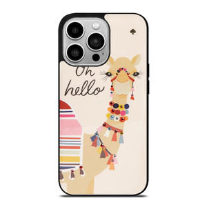 KATE SPADE CAMEL OH HELLO iPhone 14 Pro Case KATE SPADE CAMEL OH HELLO iPhone 14 Pro Case