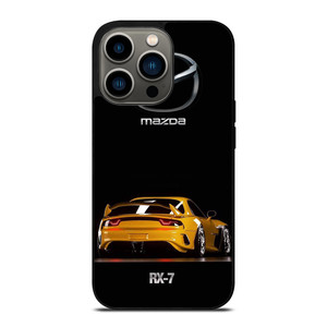 MAZDA RX7 YELLOW CARS iPhone 13 Pro Case MAZDA RX7 YELLOW CARS iPhone 13 Pro Case