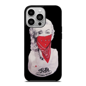 MARILYN MONROE RED BANDANA GANGSTER iPhone 14 Pro Case