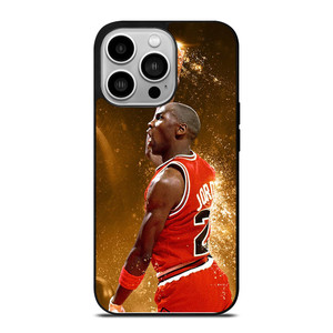 MICHAEL JORDAN CHICAGO BULLS iPhone 14 Pro Case MICHAEL JORDAN CHICAGO BULLS iPhone 14 Pro Case