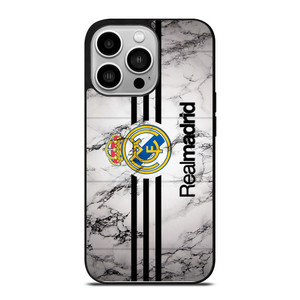 NEW REAL MADRID MARBLE LOGO iPhone 14 Pro Case