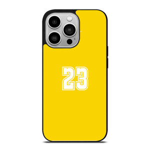 NIKE 23 YELLOW AIR JORDAN iPhone 14 Pro Case