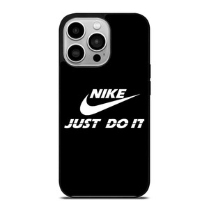 NIKE JUST DO IT BLACK iPhone 14 Pro Case
