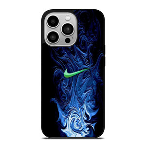 NIKE LOGO BLUE LIQUID iPhone 14 Pro Case