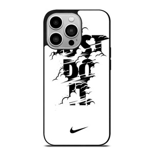 NIKE LOGO JUST DO IT GLITCH BLACK iPhone 14 Pro Case NIKE LOGO JUST DO IT GLITCH BLACK iPhone 14 Pro Case