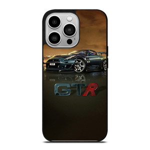 NISSAN GTR R35 SILVER GLOWING iPhone 14 Pro Case NISSAN GTR R35 SILVER GLOWING iPhone 14 Pro Case