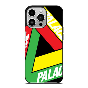 PALACE BIG LOGO RED YELLOW GREEN iPhone 14 Pro Case PALACE BIG LOGO RED YELLOW GREEN iPhone 14 Pro Case