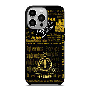 PANIC AT THE DISCO LOGO GOLD iPhone 14 Pro Case PANIC AT THE DISCO LOGO GOLD iPhone 14 Pro Case