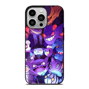 POKEMON GASTLY HAUNTER GENGAR ART GO iPhone 14 Pro Case