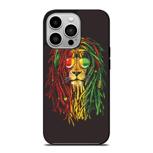 RASTA LION REGGAE BOB MARLEY iPhone 14 Pro Case RASTA LION REGGAE BOB MARLEY iPhone 14 Pro Case