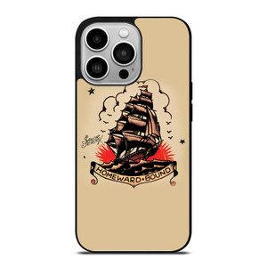 SAILOR JERRY TATTOO HOMEWARD BOUND iPhone 14 Pro Case