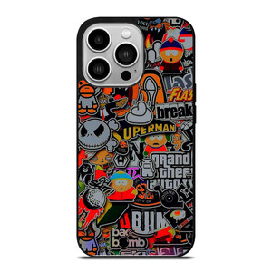 STICKER BOMB COMPILATION iPhone 14 Pro Case STICKER BOMB COMPILATION iPhone 14 Pro Case