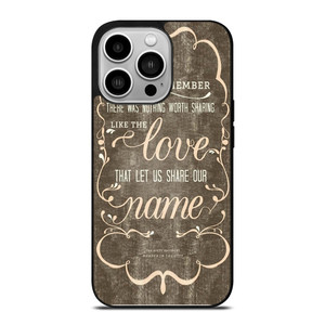 THE AVETT BROTHERS QUOTES iPhone 14 Pro Case THE AVETT BROTHERS QUOTES iPhone 14 Pro Case