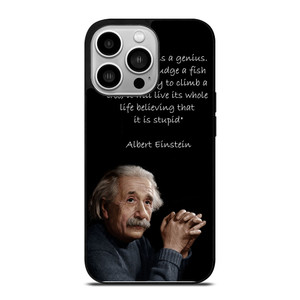 THE GENIUS ALBERT EINSTEIN QUOTE iPhone 14 Pro Case THE GENIUS ALBERT EINSTEIN QUOTE iPhone 14 Pro Case