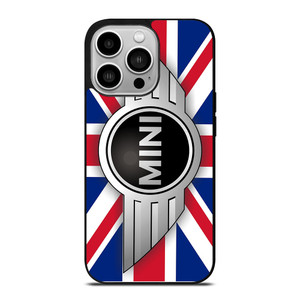 UNION JACK BLUE MINI COPER LOGO iPhone 14 Pro Case