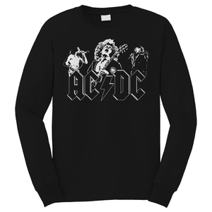 ACDC ROCK BAND SILHOUETTE Long Sleeve T-Shirt ACDC ROCK BAND SILHOUETTE Long Sleeve T-Shirt
