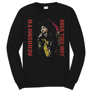 AEROSMITH ROCK THIS WAY Long Sleeve T-Shirt AEROSMITH ROCK THIS WAY Long Sleeve T-Shirt