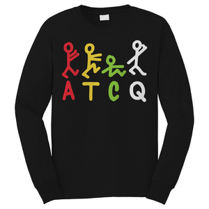 ATCQ A TRIBE CALLED QUEST RAP HIP HOP LOGO Long Sleeve T-Shirt ATCQ A TRIBE CALLED QUEST RAP HIP HOP LOGO Long Sleeve T-Shirt