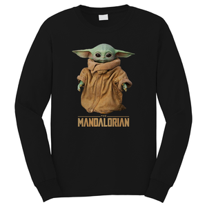 BABY YODA STAR WARS THE MANDALORIAN Long Sleeve T-Shirt BABY YODA STAR WARS THE MANDALORIAN Long Sleeve T-Shirt