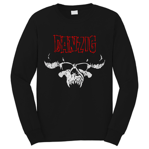DANZIG HEAVY METAL BAND SYMBOL Long Sleeve T-Shirt DANZIG HEAVY METAL BAND SYMBOL Long Sleeve T-Shirt