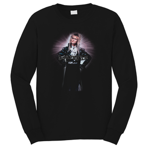 DAVID BOWIE SINGER LABYRINTH Long Sleeve T-Shirt DAVID BOWIE SINGER LABYRINTH Long Sleeve T-Shirt