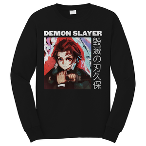 DEMON SLAYER KIMETSU NO YAIBA TANJIRO Long Sleeve T-Shirt DEMON SLAYER KIMETSU NO YAIBA TANJIRO Long Sleeve T-Shirt