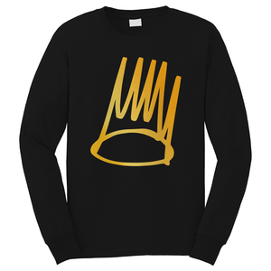 J COLE RAPPER CROWN 2 Long Sleeve T-Shirt J COLE RAPPER CROWN 2 Long Sleeve T-Shirt