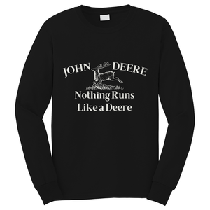 JOHN DEEREV FARM VINTAGE BADGE Long Sleeve T-Shirt JOHN DEEREV FARM VINTAGE BADGE Long Sleeve T-Shirt