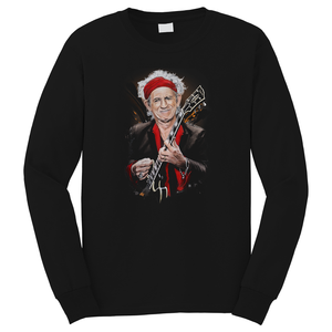 KEITH RICHARDS ROLLING STONES GUITARIST Long Sleeve T-Shirt KEITH RICHARDS ROLLING STONES GUITARIST Long Sleeve T-Shirt