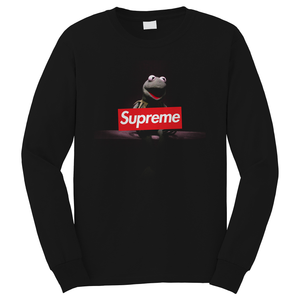 KERMIT THE FROG SUPREME Long Sleeve T-Shirt KERMIT THE FROG SUPREME Long Sleeve T-Shirt