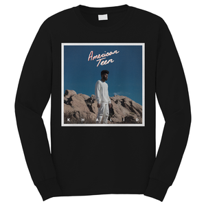 KHALID AMERICAN TEEN ALBUM Long Sleeve T-Shirt KHALID AMERICAN TEEN ALBUM Long Sleeve T-Shirt