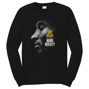 KOBE BRYANT LA LAKERS MAMBA MENTALITY Long Sleeve T-Shirt KOBE BRYANT LA LAKERS MAMBA MENTALITY Long Sleeve T-Shirt