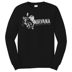 KURT COBAIN NIRVANA ROCK BAND Long Sleeve T-Shirt KURT COBAIN NIRVANA ROCK BAND Long Sleeve T-Shirt