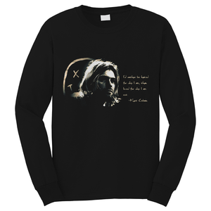 KURT COBAIN NIRVANA WISDOM Long Sleeve T-Shirt KURT COBAIN NIRVANA WISDOM Long Sleeve T-Shirt
