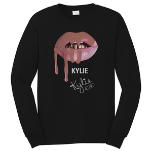 KYLIE JENNER XOXO LIPS Long Sleeve T-Shirt KYLIE JENNER XOXO LIPS Long Sleeve T-Shirt