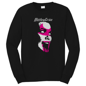 MOTLEY CRUE METAL BAND SILHOUETTE Long Sleeve T-Shirt MOTLEY CRUE METAL BAND SILHOUETTE Long Sleeve T-Shirt