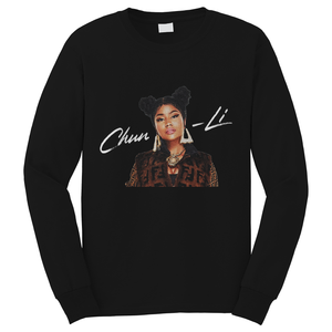 NICKI MINAJ CHUN LI Long Sleeve T-Shirt NICKI MINAJ CHUN LI Long Sleeve T-Shirt